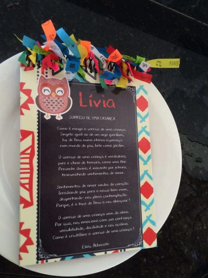 Festa infantil tema coruja