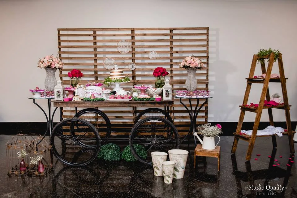 decoração rústica