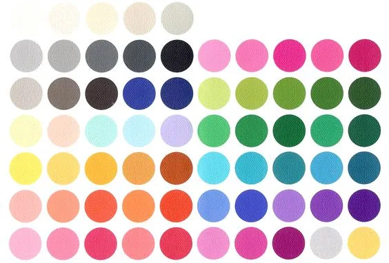 cartela de cores primavera intensa